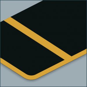 laserply-3121-schwarz-matt-gold (nur in 0,6 - 1,5mm) 3121 schwarz matt/gold (nur in 0,6 - 1,5mm)