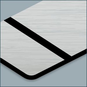laserply-3150-silber gebürstet-schwarz (nicht für Außenbereich empfohlen) 3150 silber gebürstet/schwarz (nicht für Außenbereich empfohlen)